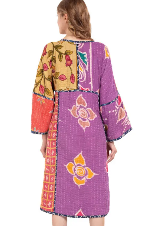 Reversible Kantha Sari Dress
