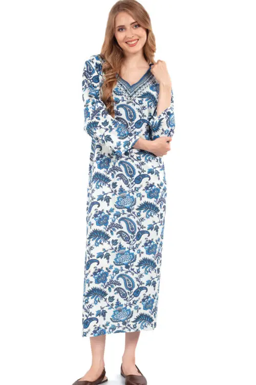 Maya Paisley Print Dress