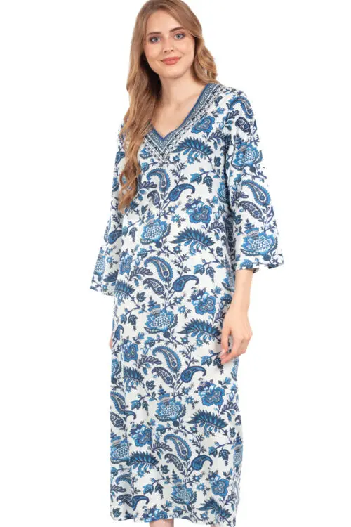 Maya Paisley Print Dress
