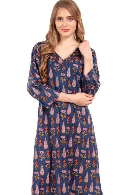 Maya Floral Print Dress