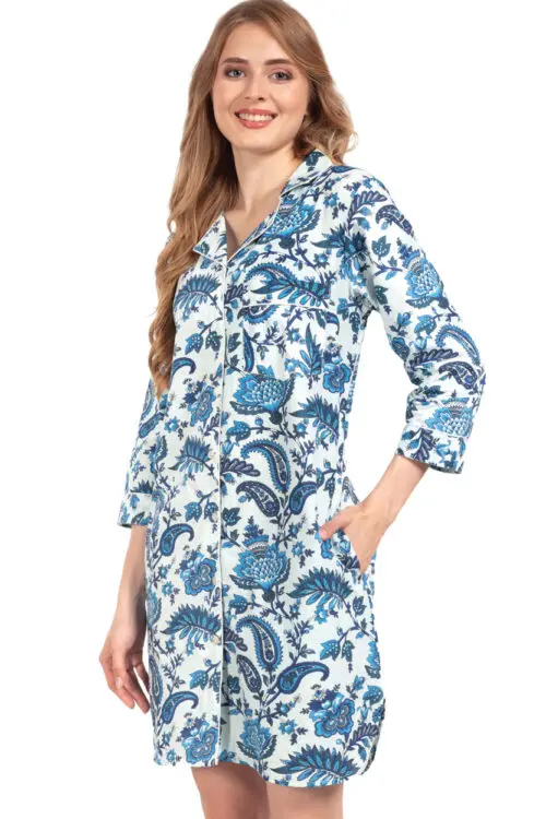 Anjali Paisley Nightshirt PJ-7.1