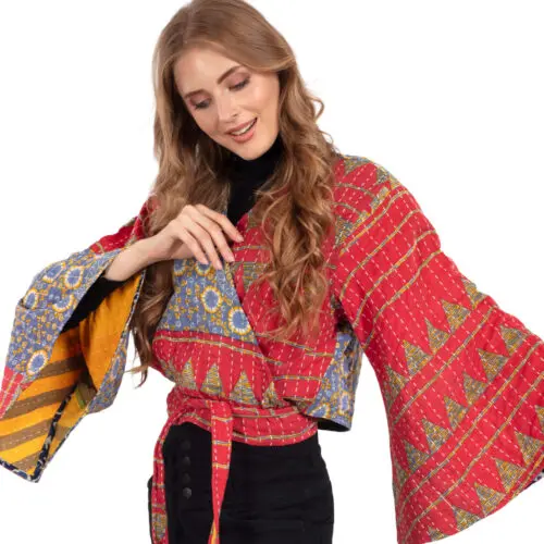 Reversible Kantha Butterfly Top