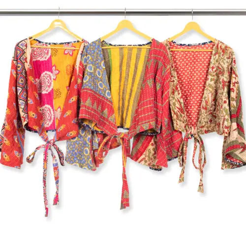 Reversible Kantha Butterfly Top