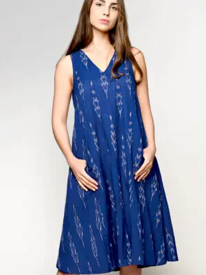 Ikat Indigo Fair Trade Dress