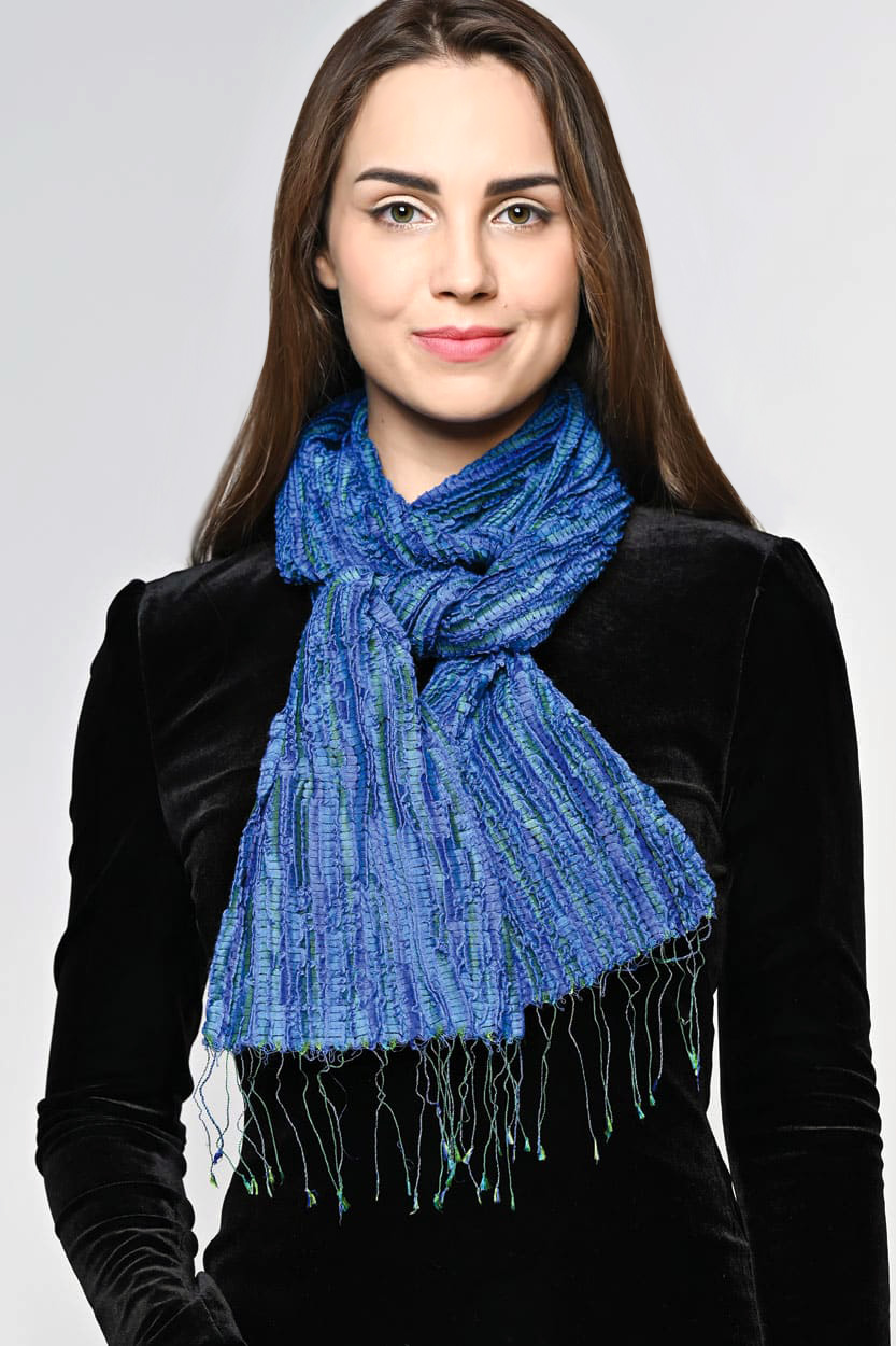 Revati Periwinkle Blue Scarf