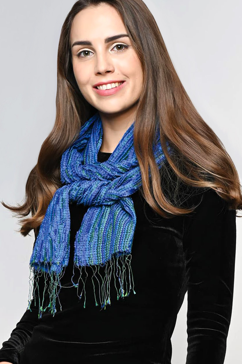 Revati Periwinkle Blue Scarf