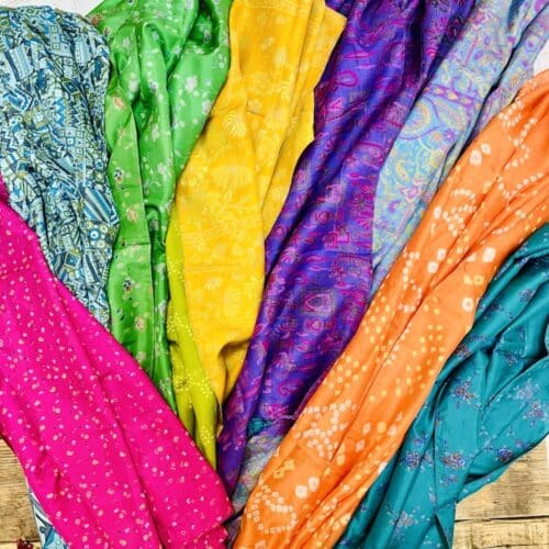 Recycled Sari Scarves