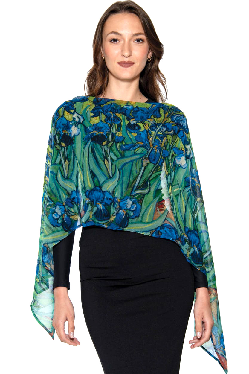 Aloka Irises Scarf