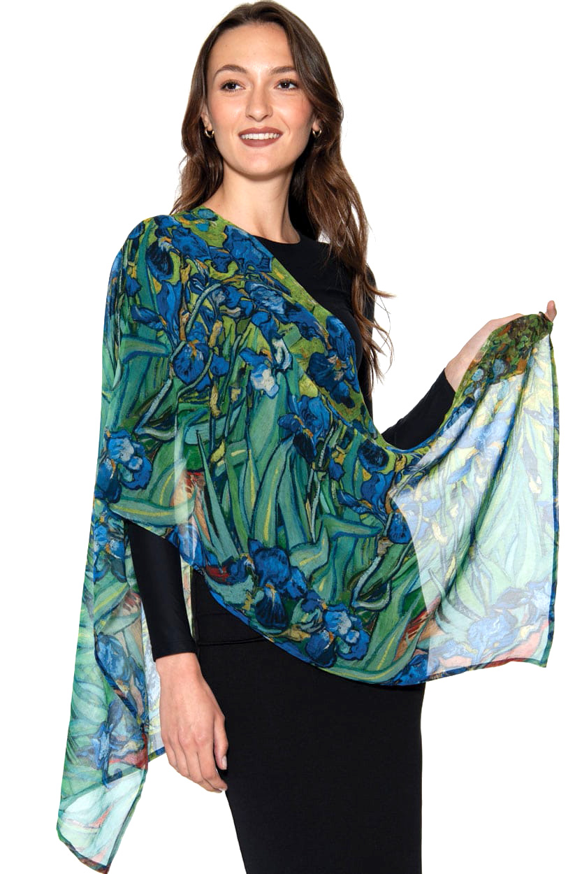 Aloka Irises Scarf