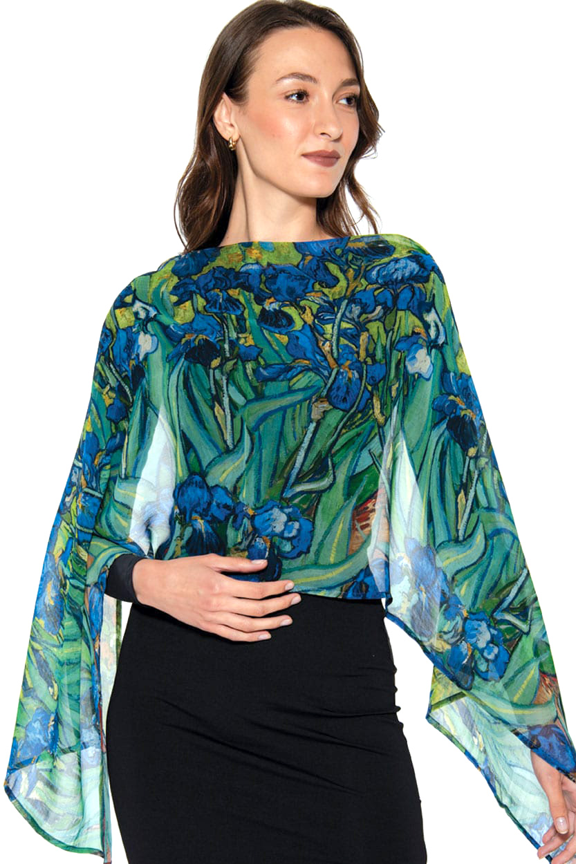 Aloka Irises Scarf