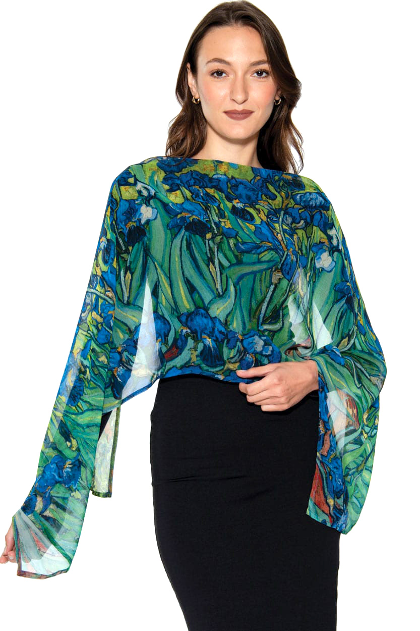 Aloka Irises Scarf