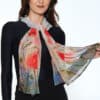 Aloka Red Poppies Scarf