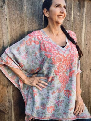 Demira Floral Embroidered Top