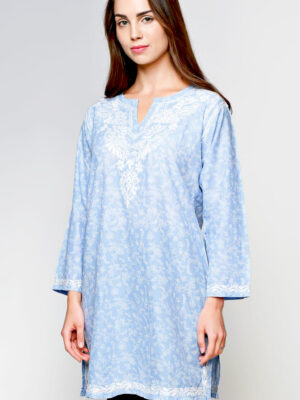 Devaki Sky Blue Tunic