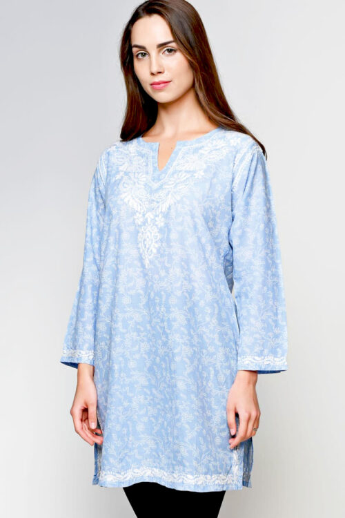 Devaki Sky Blue Tunic