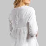 Ramani Embroidered White Top