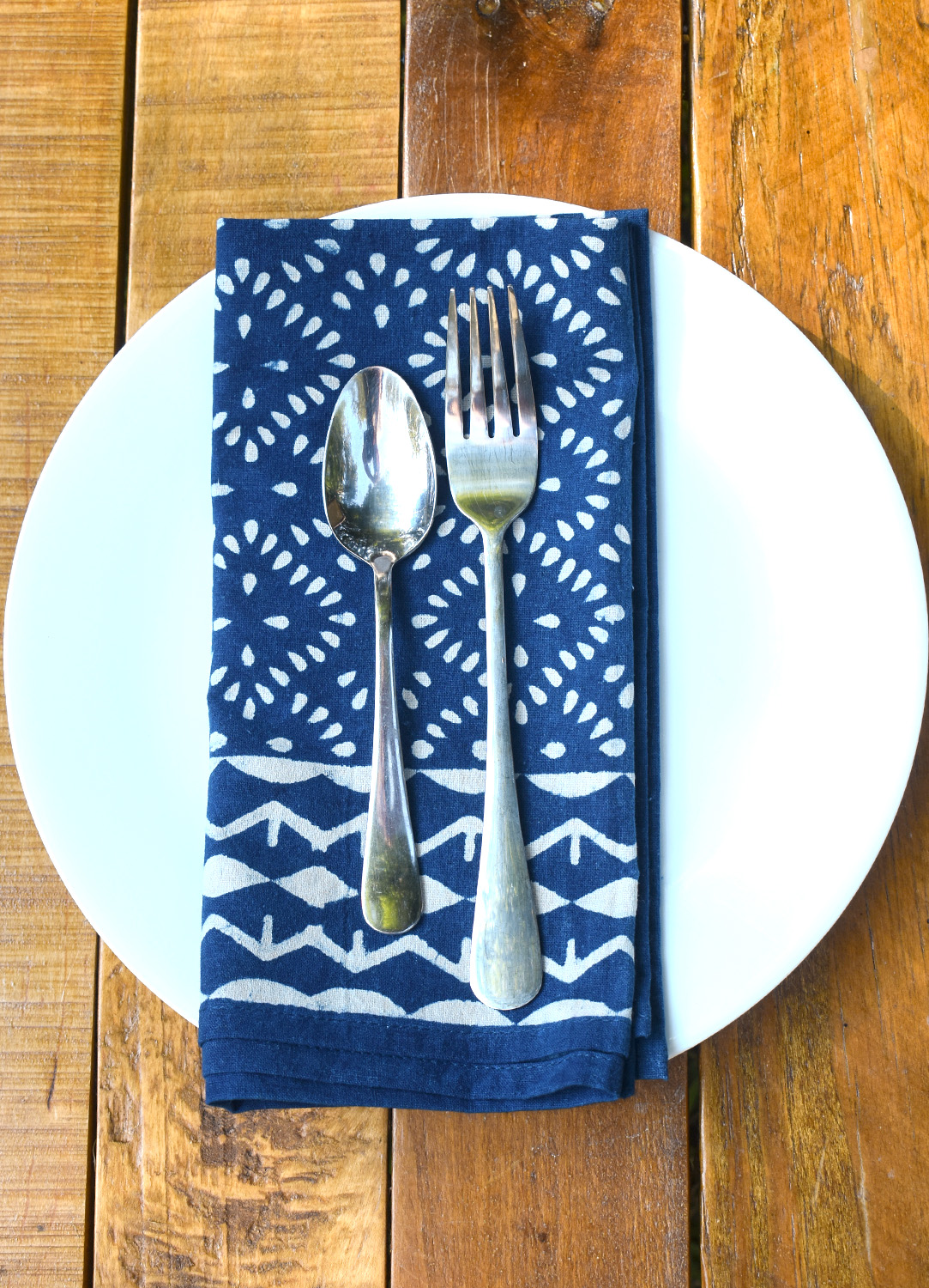 Block Print Indigo Napkins