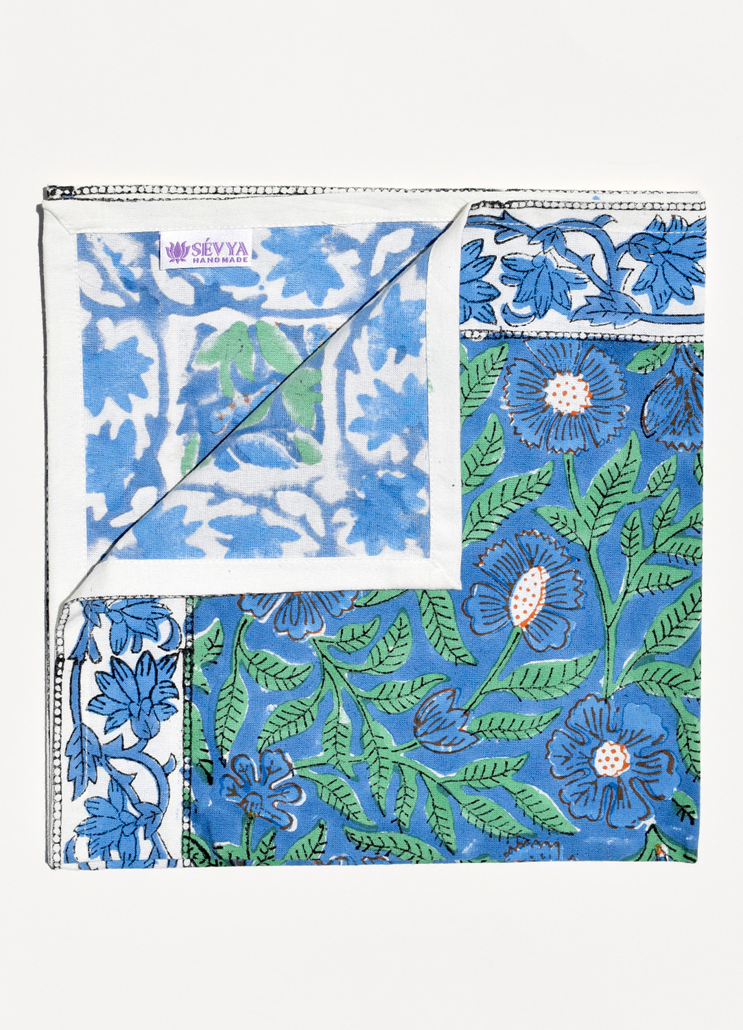 Blue Floral Napkins