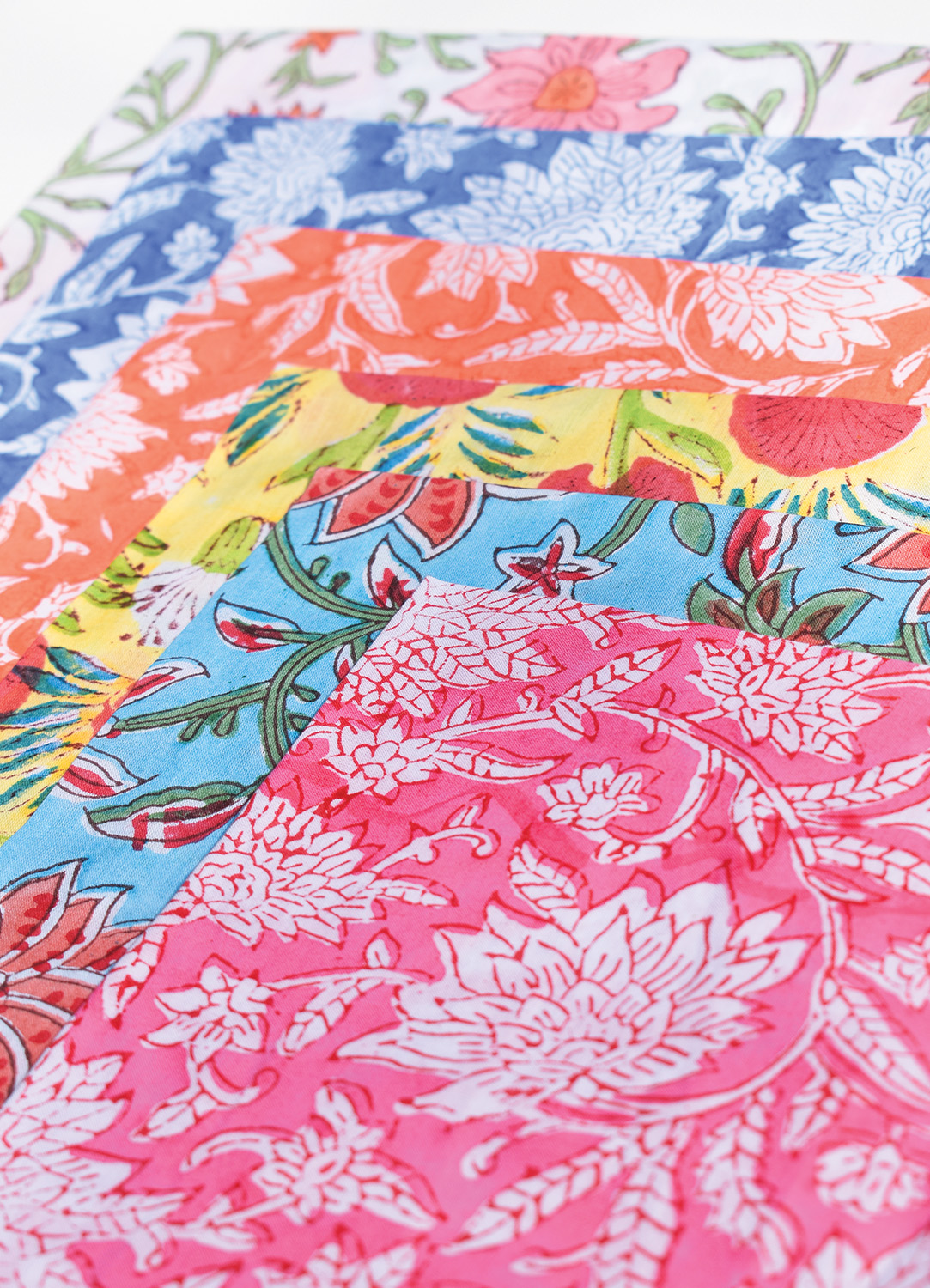 Floral Block Print Napkins