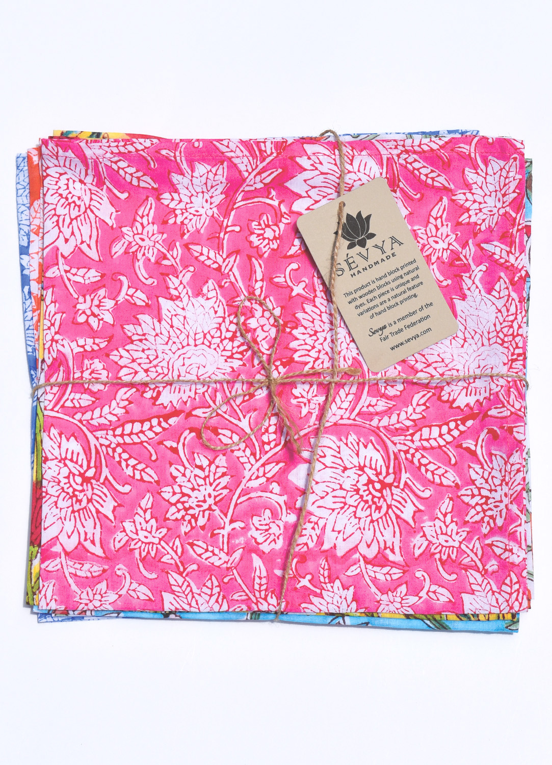 Floral Block Print Napkins