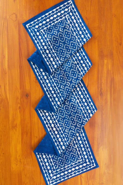 Indigo Table Runner