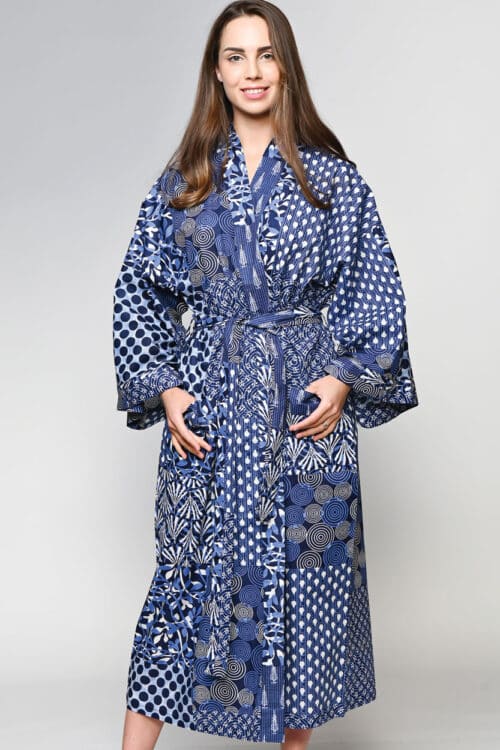 Indigo Kimono Robe
