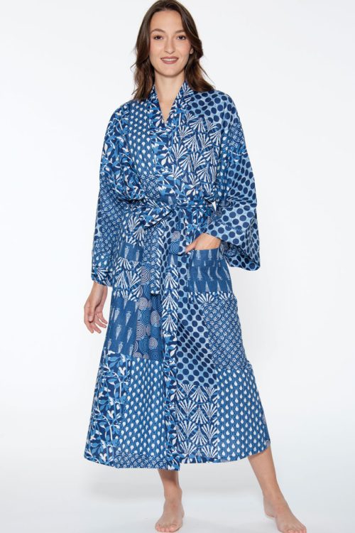 Indigo Kimono Robe