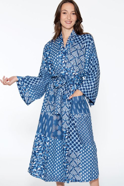 Indigo Kimono Robe