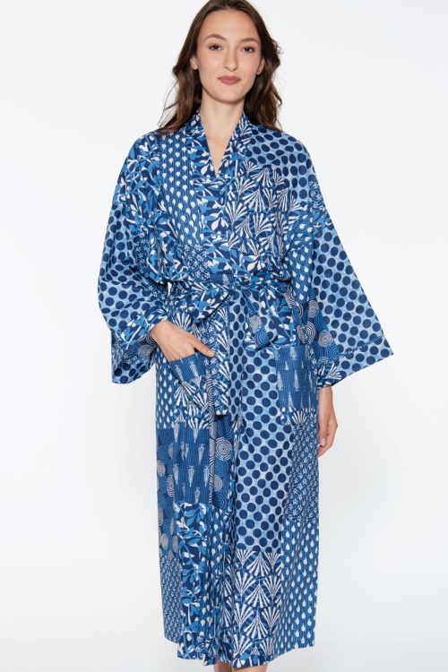 Indigo Kimono Robe