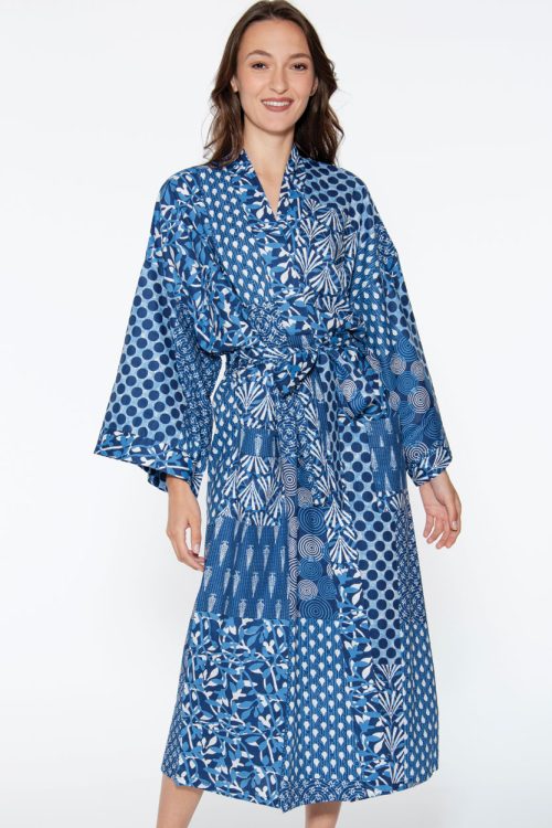 Indigo Kimono Robe