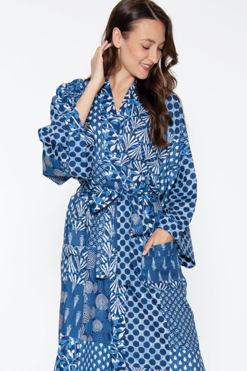 Indigo Kimono Robe