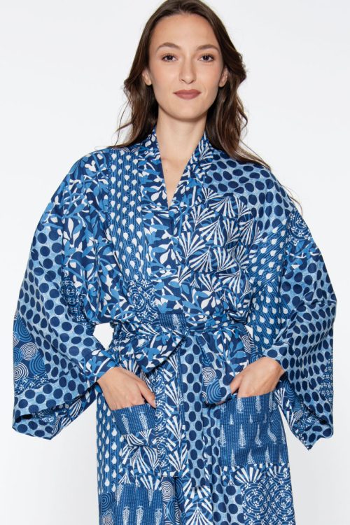 Indigo Kimono Robe