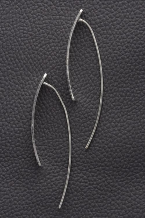 Silver Arch Threader Earrings