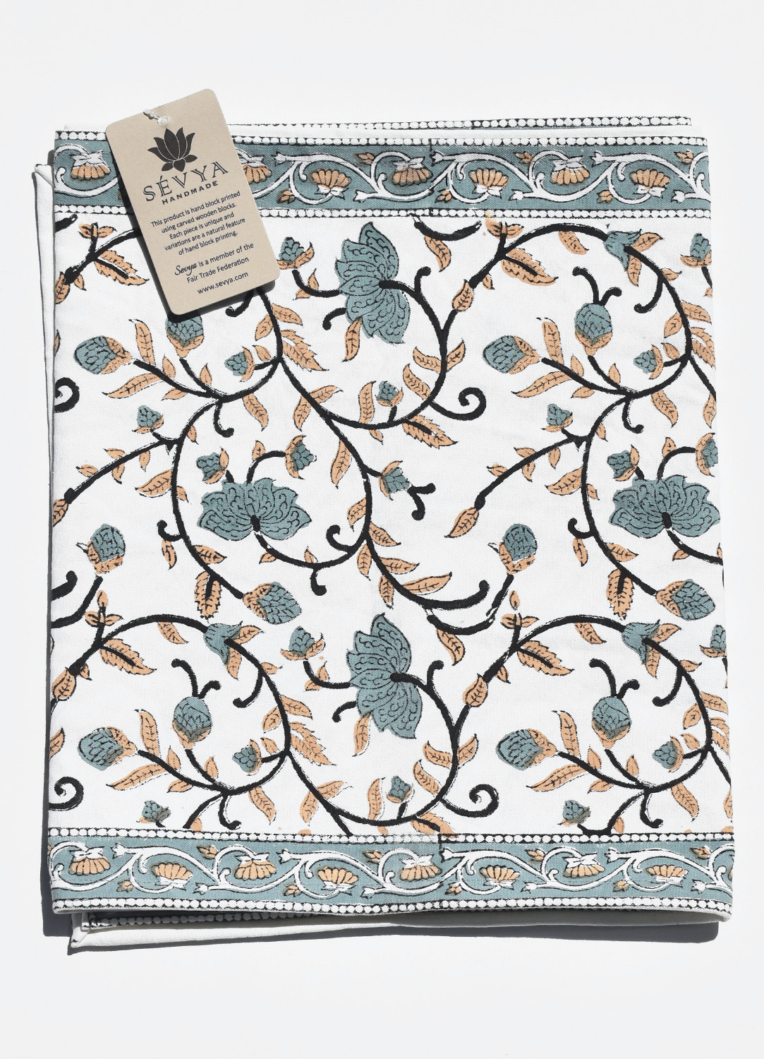 Silver Floral Table Runner RN-25 - Image 2