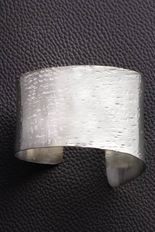 Modern Silver Cuff Bracelet