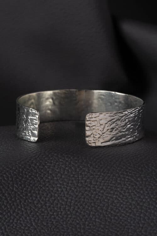Unisex Silver Cuff Bracelet