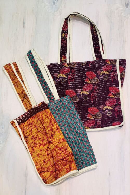 Kantha Market Bags