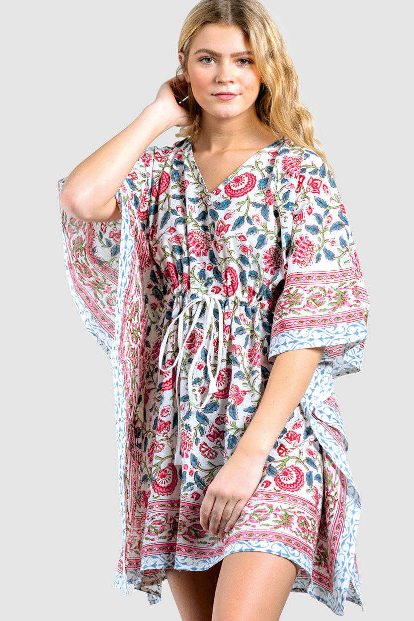 Block Printed Cotton Kaftans