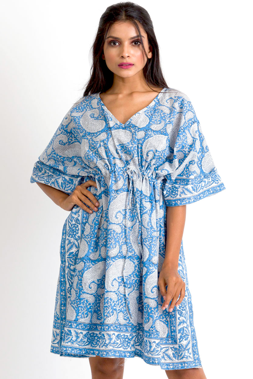 Block Print Paisley Kaftans