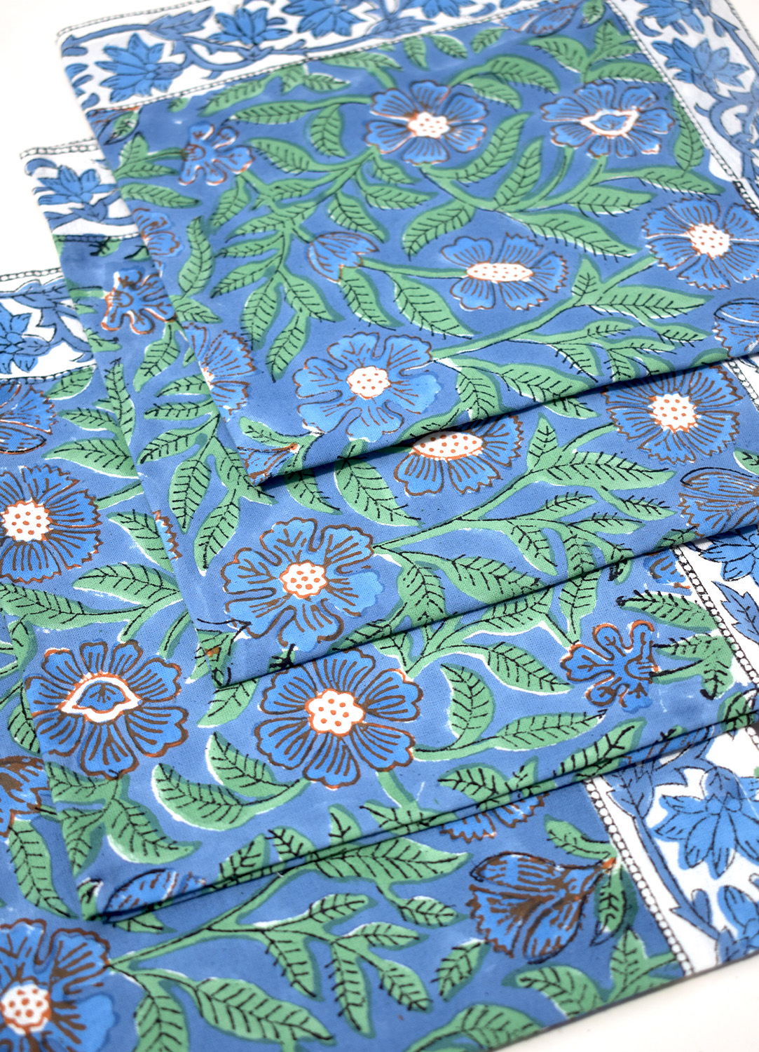 Blue Floral Napkins