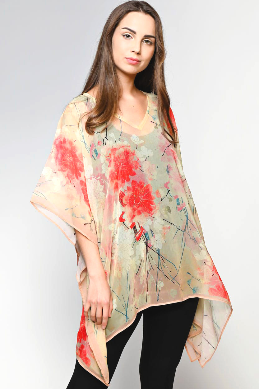 Kumari Printed Crepe Top