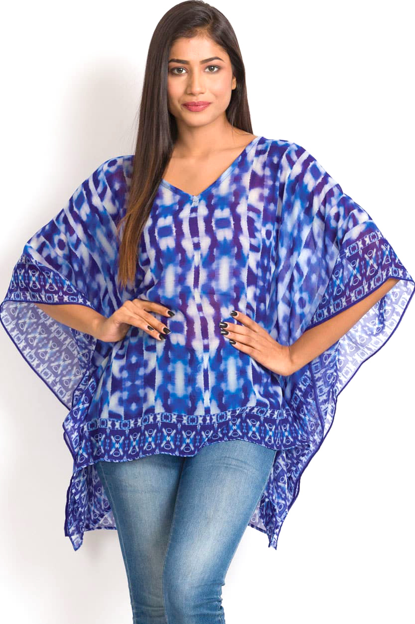 Kumari Cobalt Blue Tunic Top