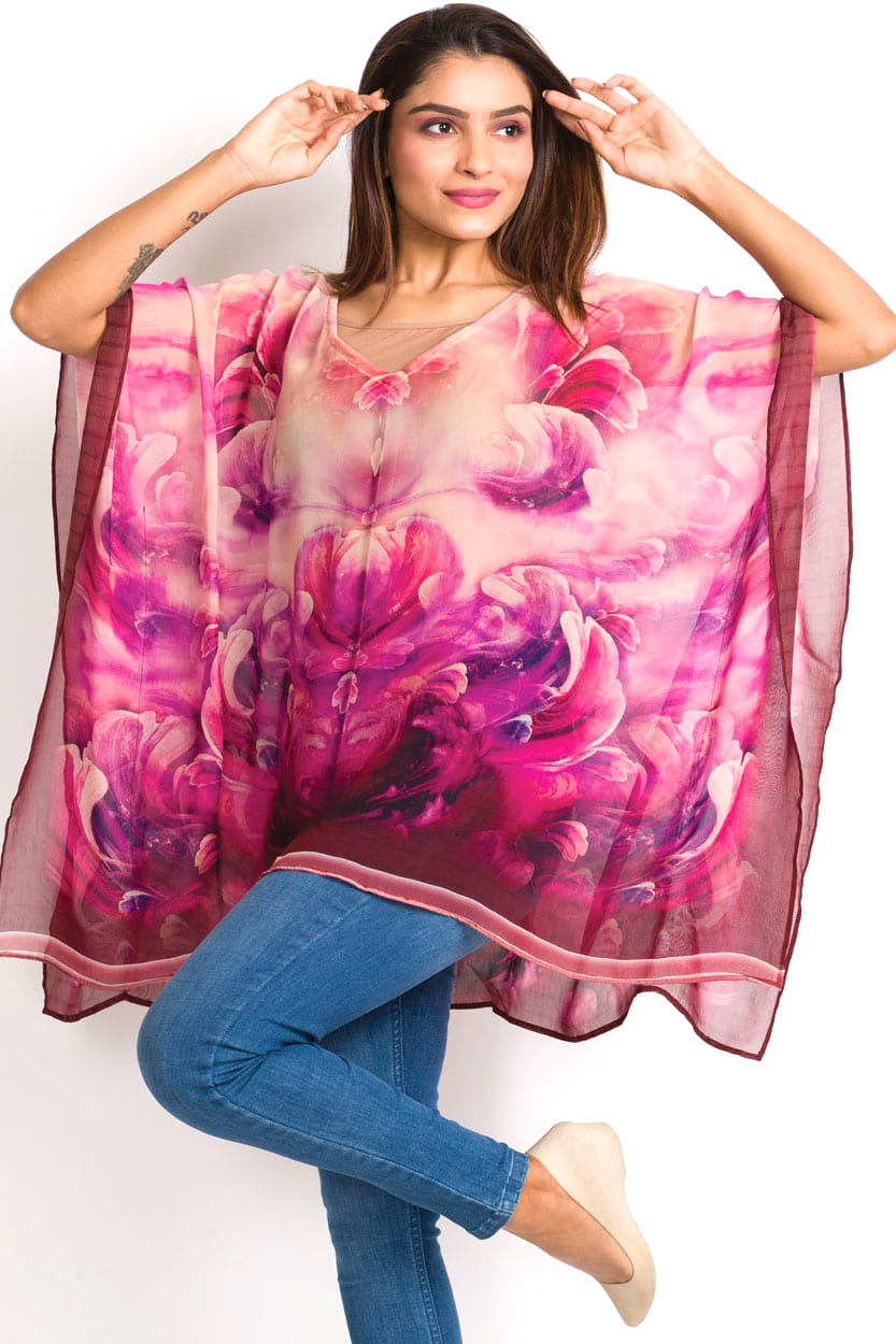 Kumari Purple Tunic Top