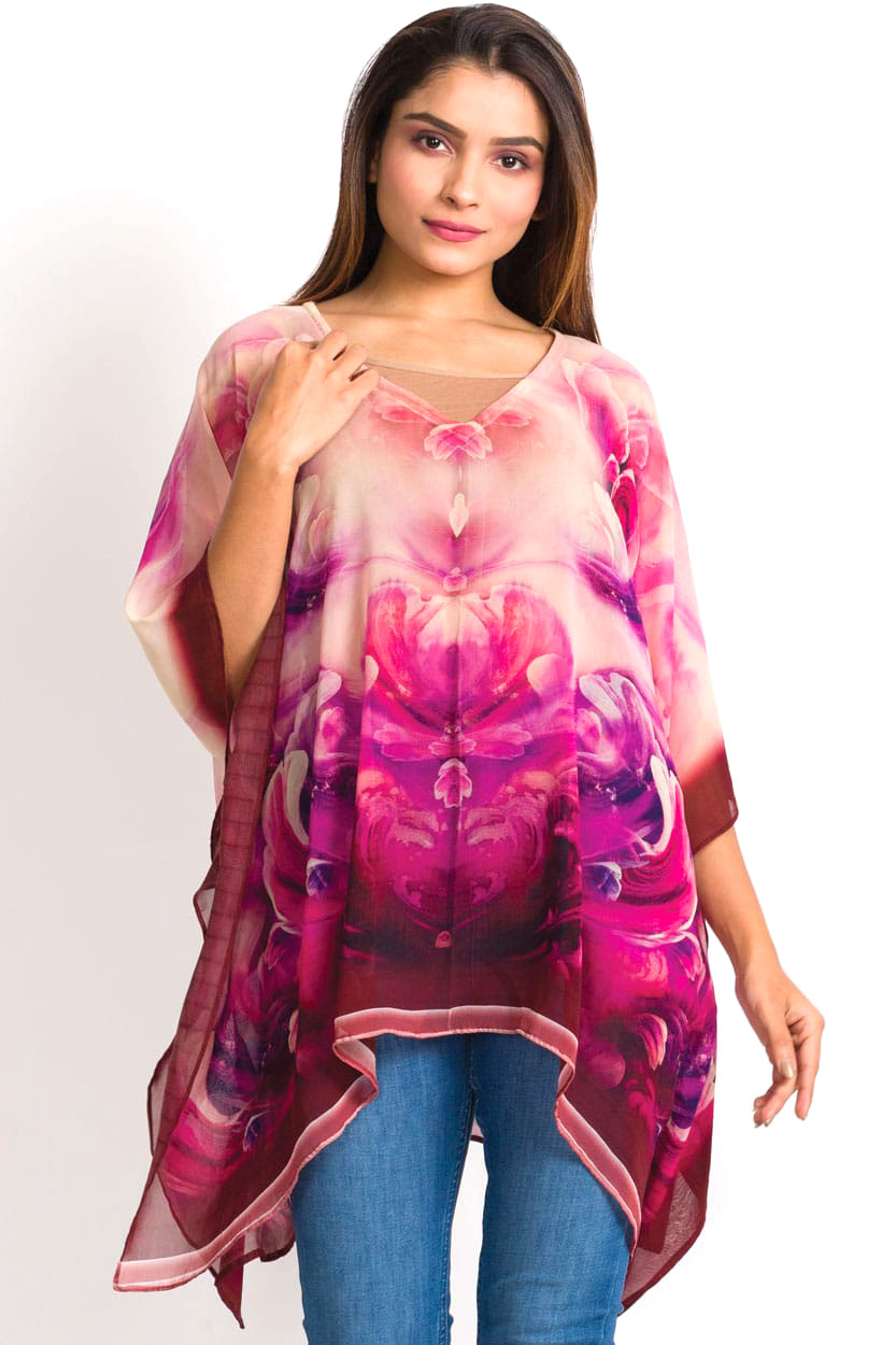 Kumari Purple Tunic Top