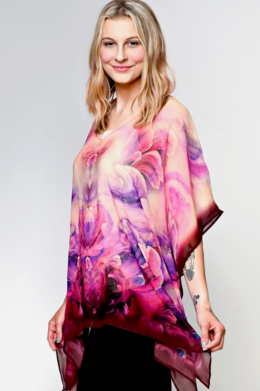 Kumari Purple Tunic Top