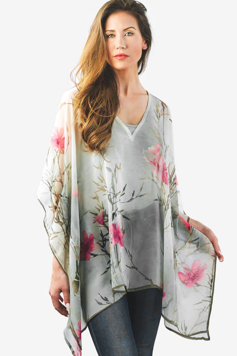 Kumari Floral Print Tunic Top