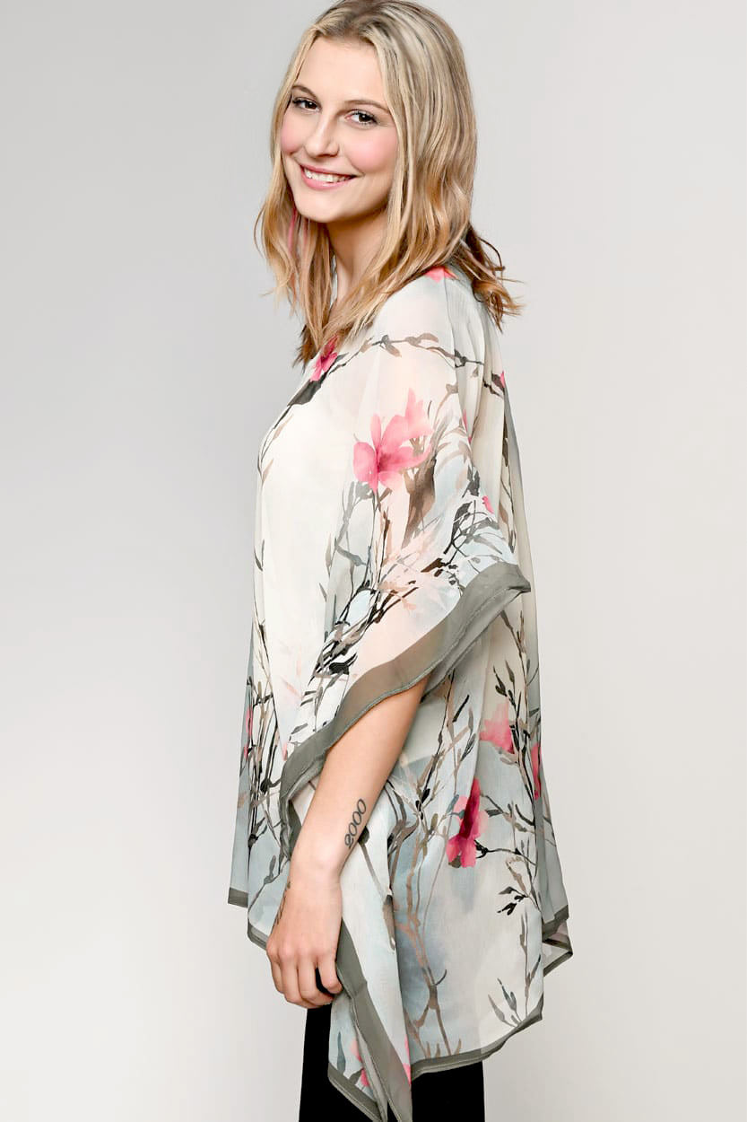Kumari Floral Print Tunic Top