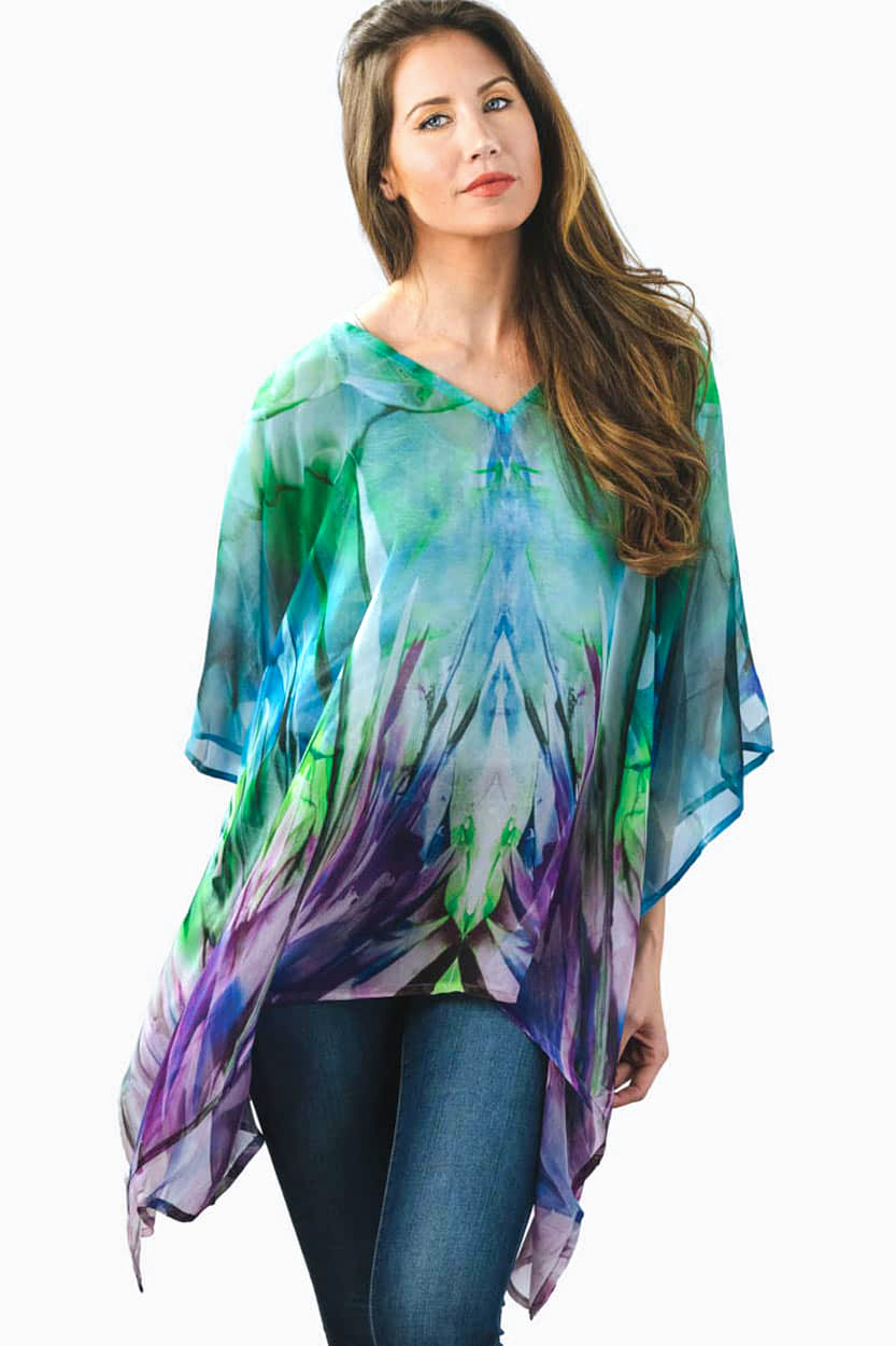 Green Kumari Printed Top