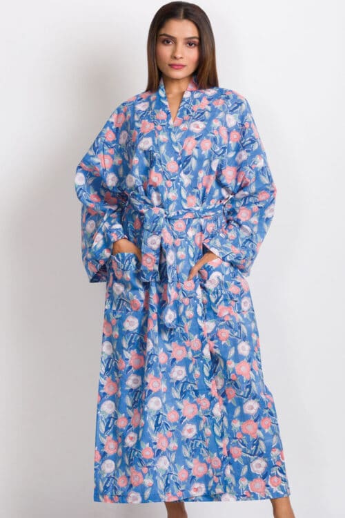 Blue Kimono Robe