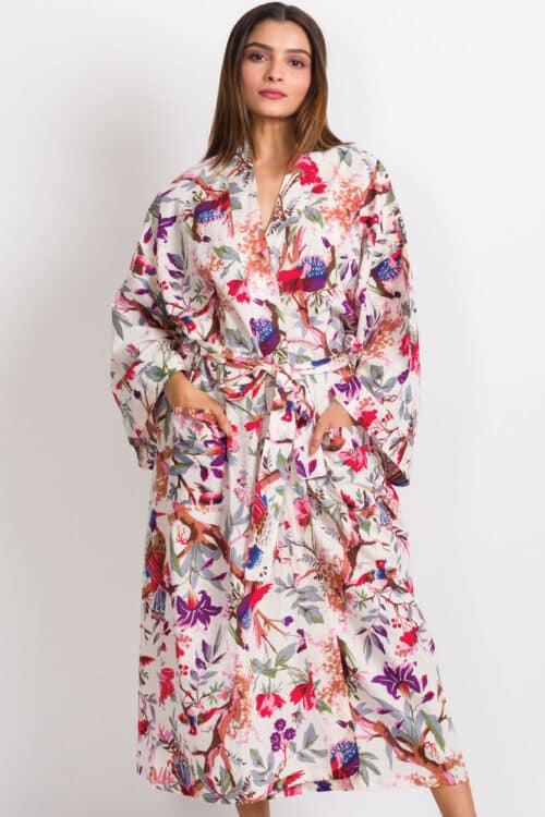 Ivory Kimono Robe
